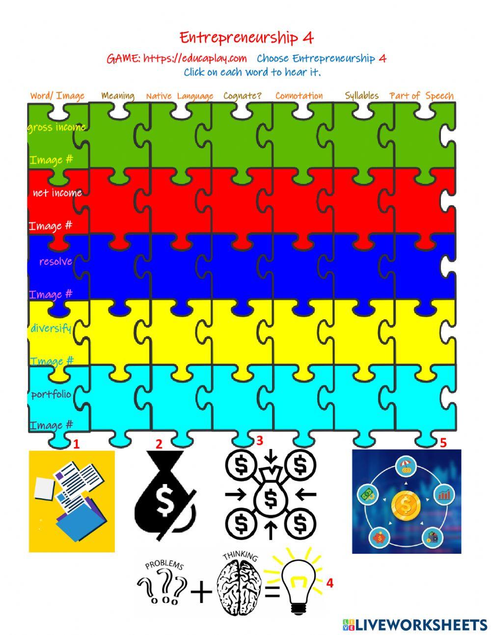 Entrepreneurship Vocabulary 4