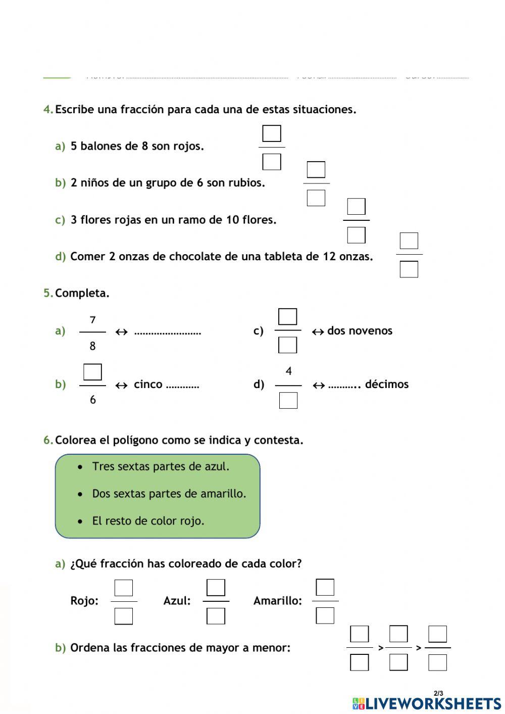 Repasa y Comprueba lo Aprendido Tema 7 Matemáticas. Tercero