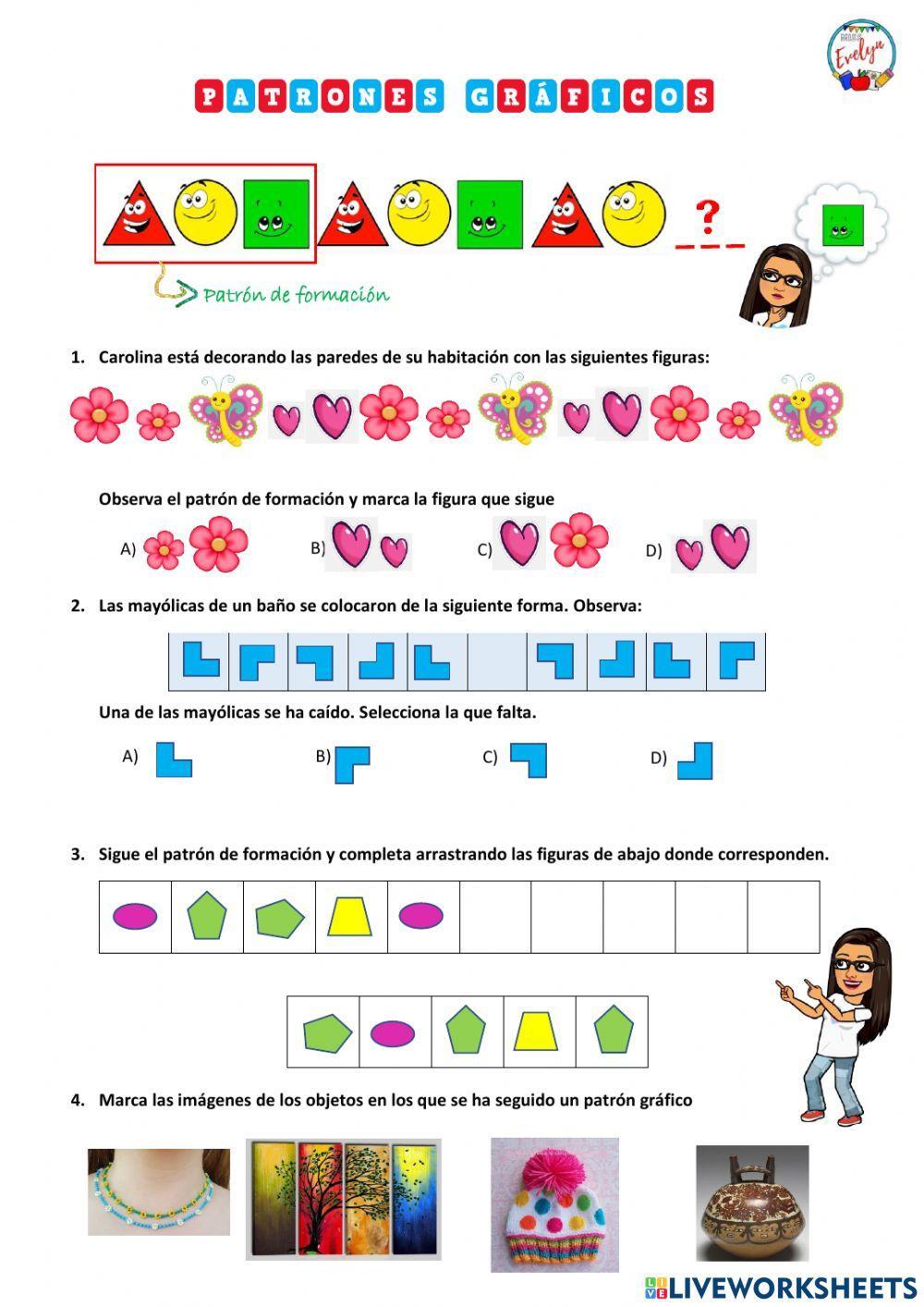 Patrones gráficos Patrones gráficos
