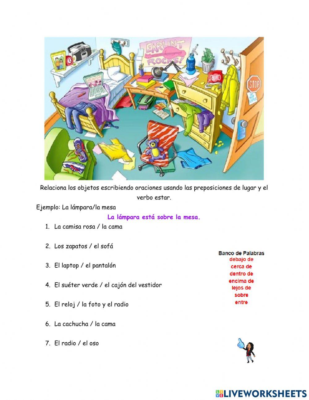 Preposiciones de lugar