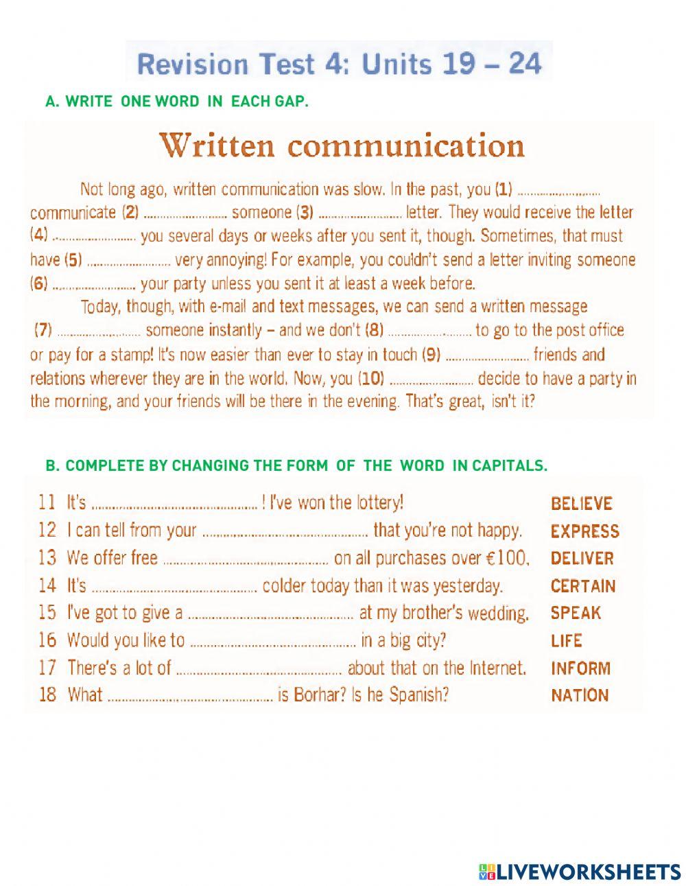 B1 - Test 4(U 19-24) - P 223 224