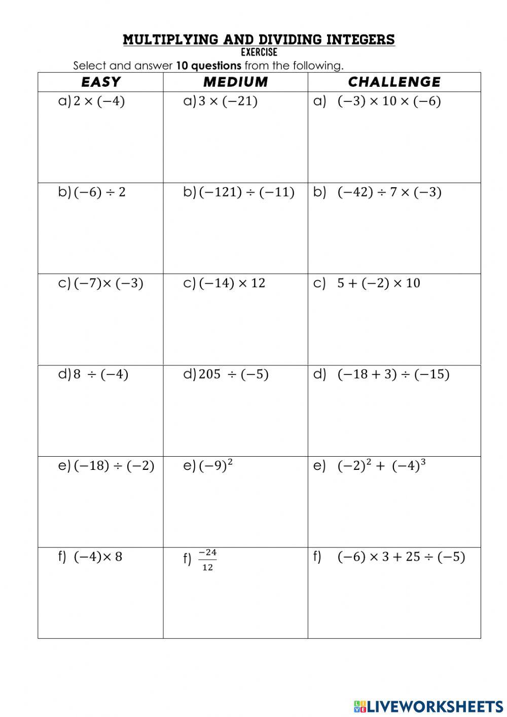 Dividing Integers