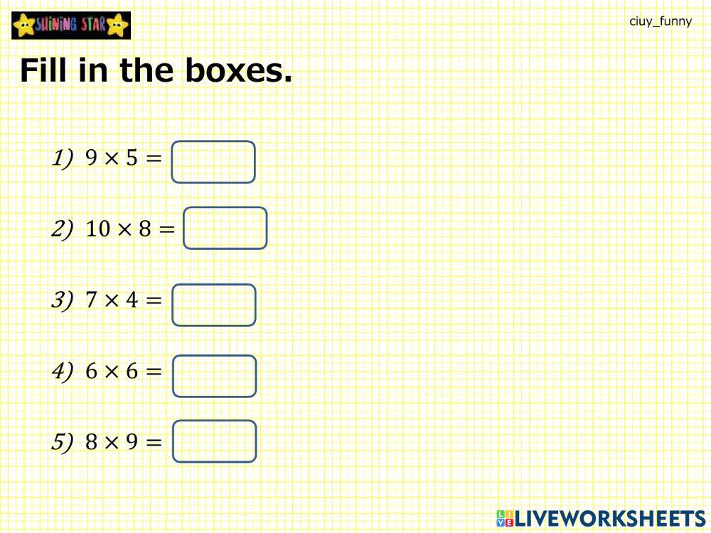 Multiplication Multiplication