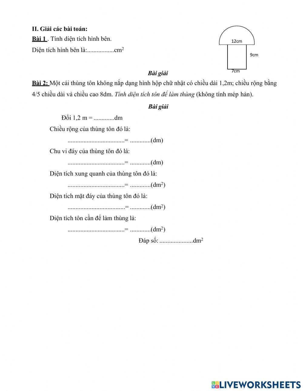 Bài tập về nhà thứ 2 ngày 7-3-2022