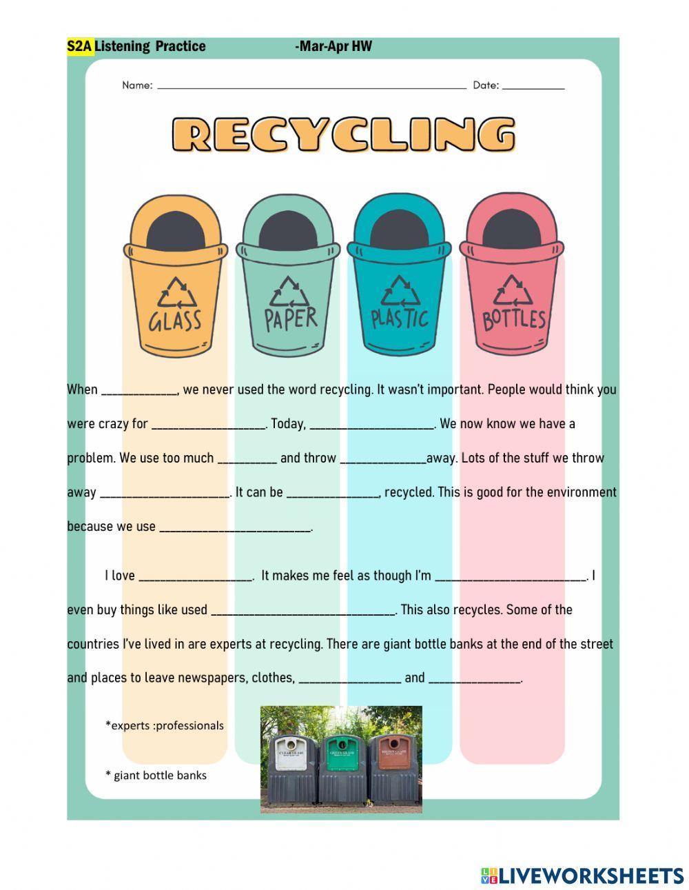 Listen a Minute - Recycling