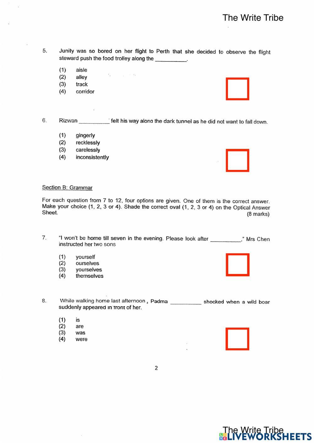 2022 Week 1 P3-4 Paper 2 part 1