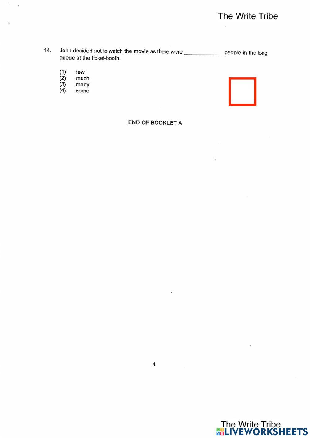 2022 Week 1 P3-4 Paper 2 part 1