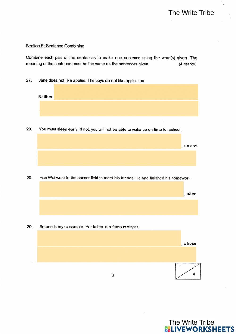 2022 Week 1 P3-4 Paper 2  part 2