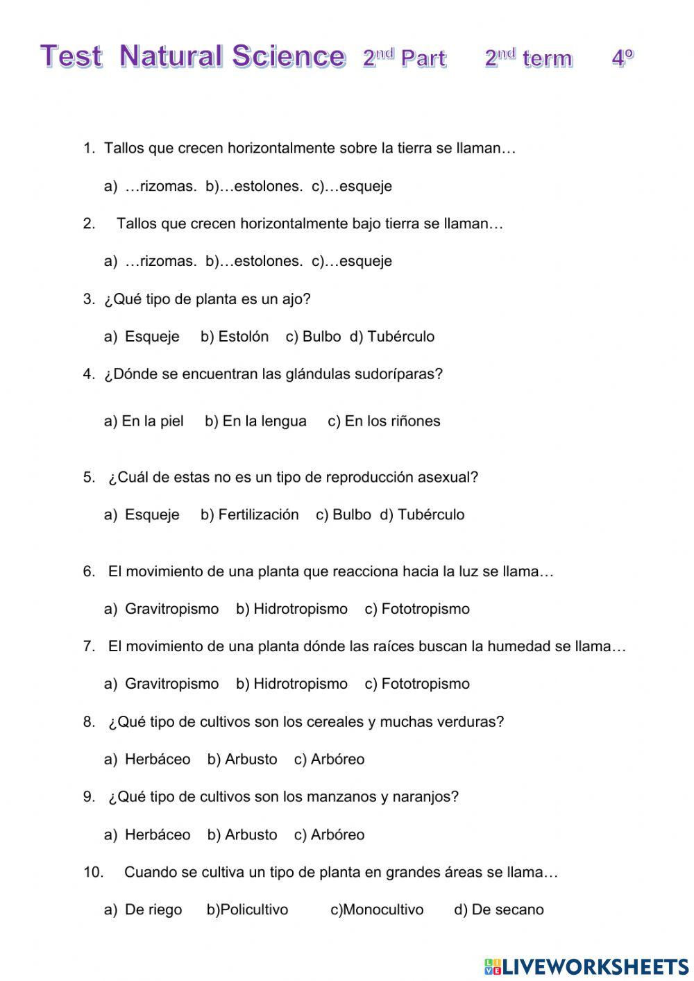 Test Natu Agricultura