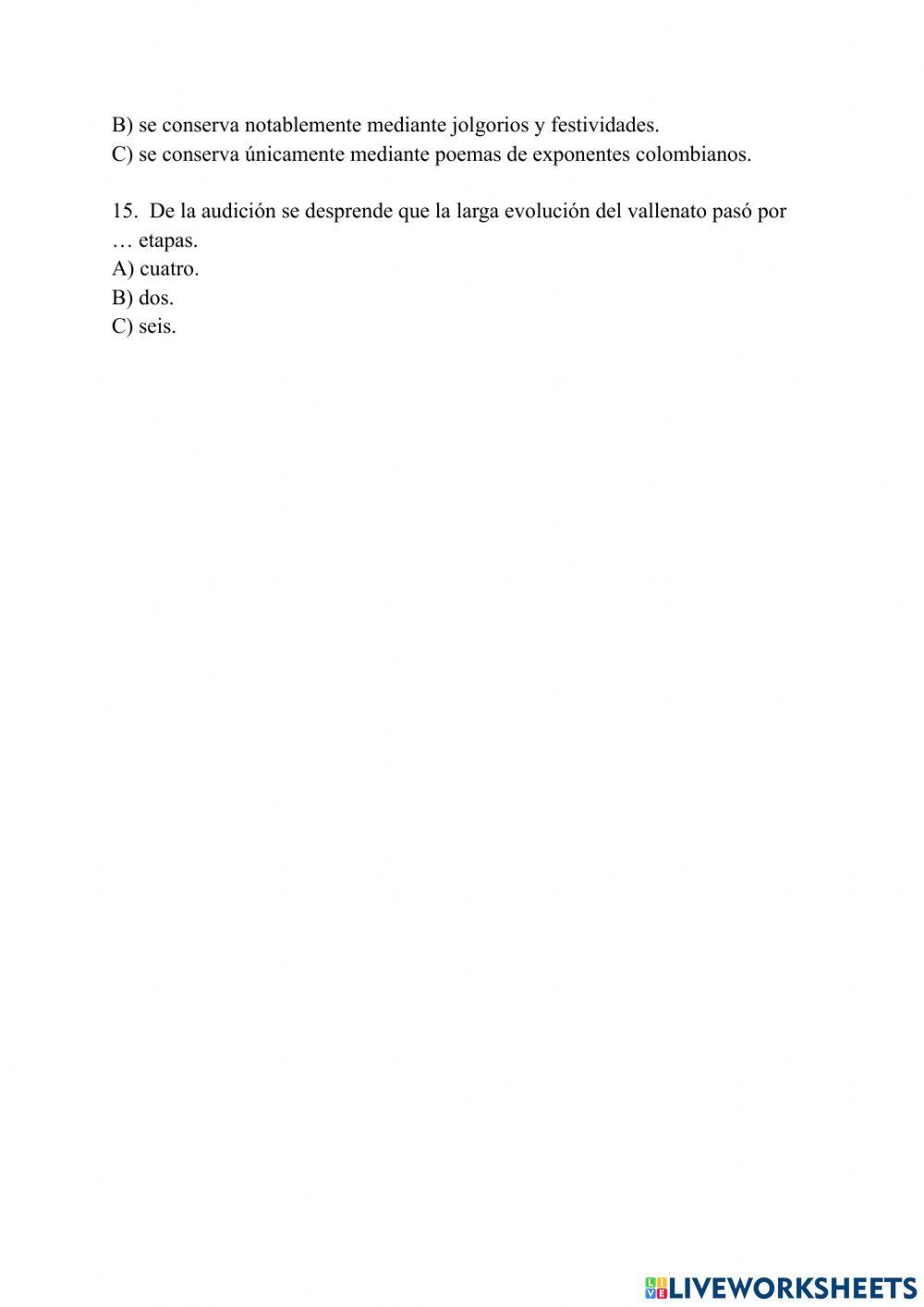 Comprensión auditiva (c1)