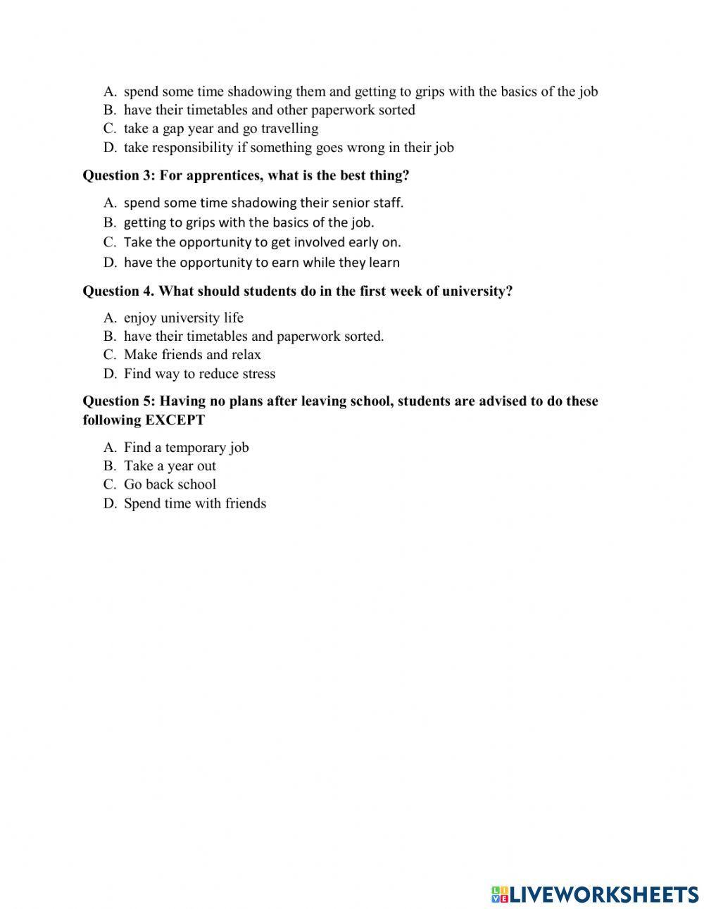 English 12 - unit 9 reading