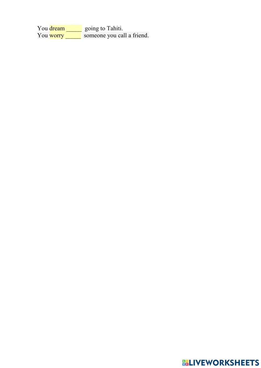 Prepositions B2 Part 1