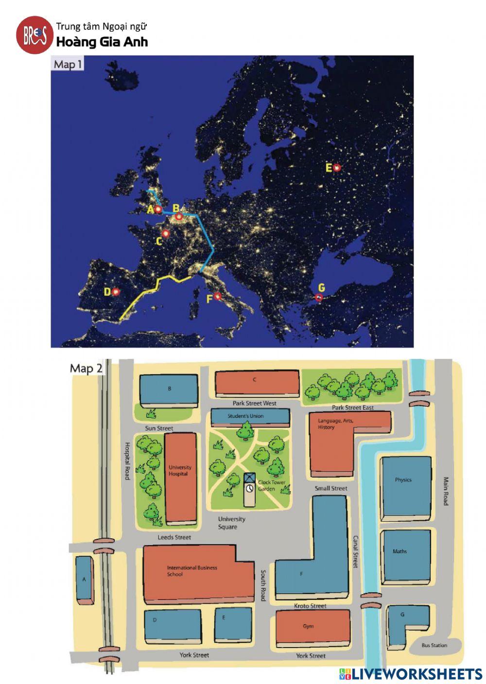 Before listening and listening - Unit 4 - Places - LS