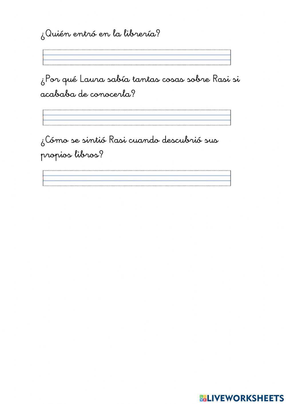 Rasi en la librería