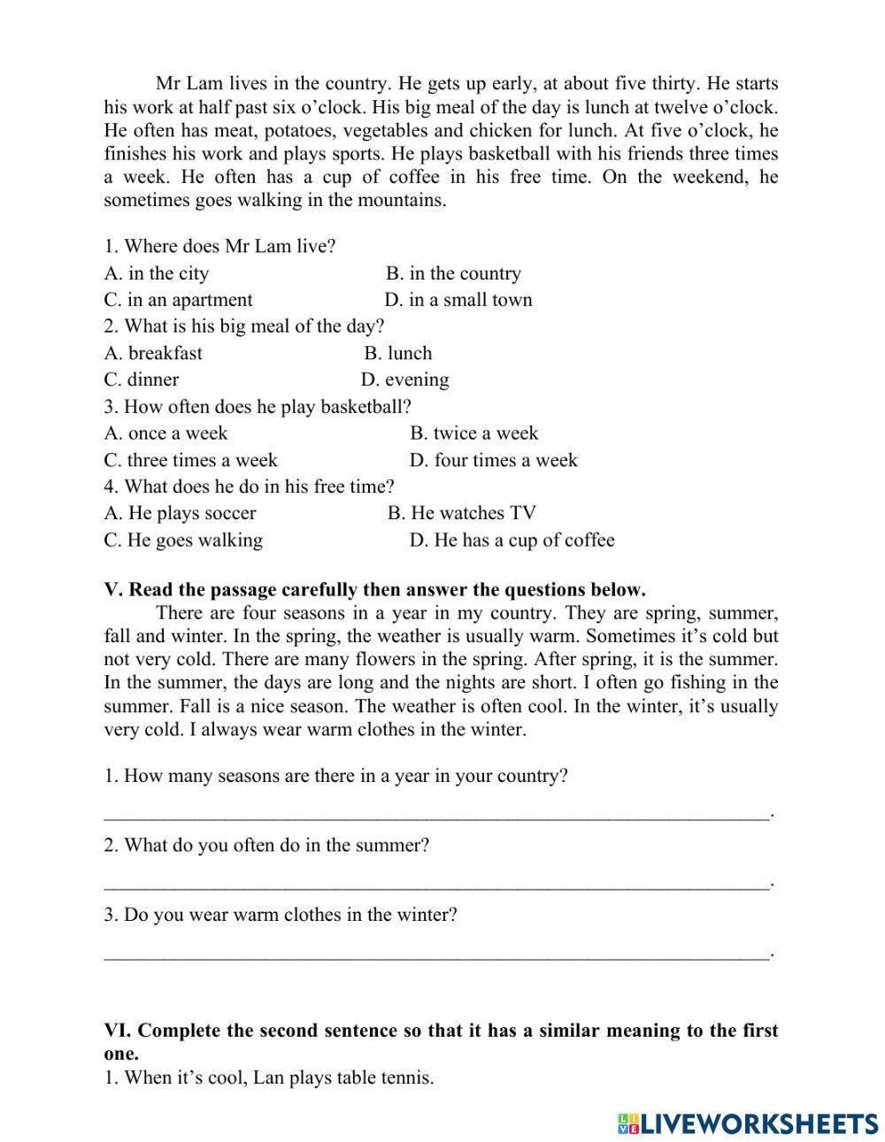 Mid-term test (E6-S2)