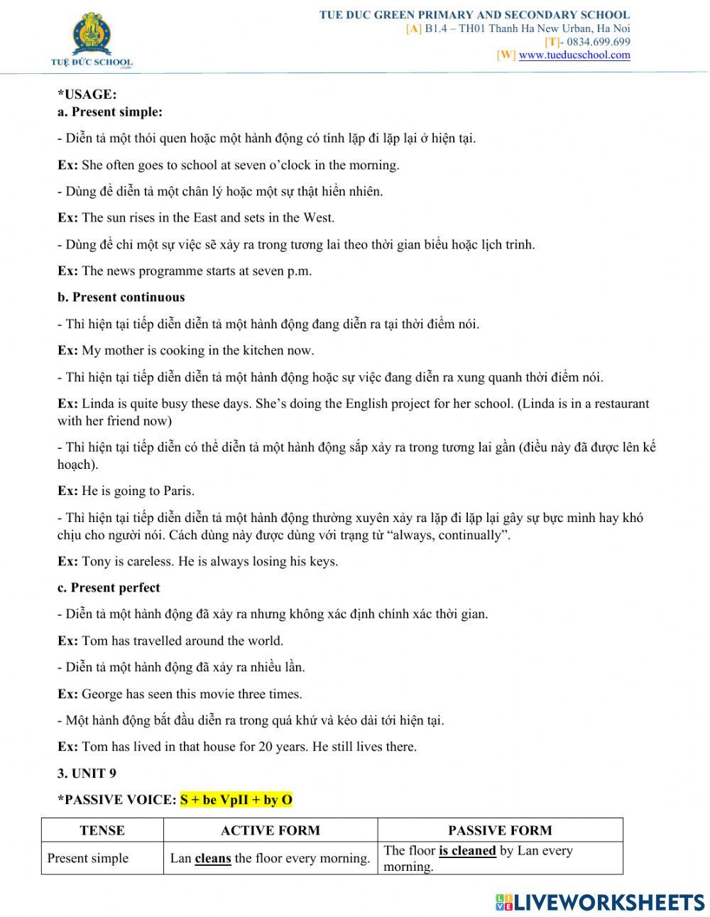 Revision - Mid term 2