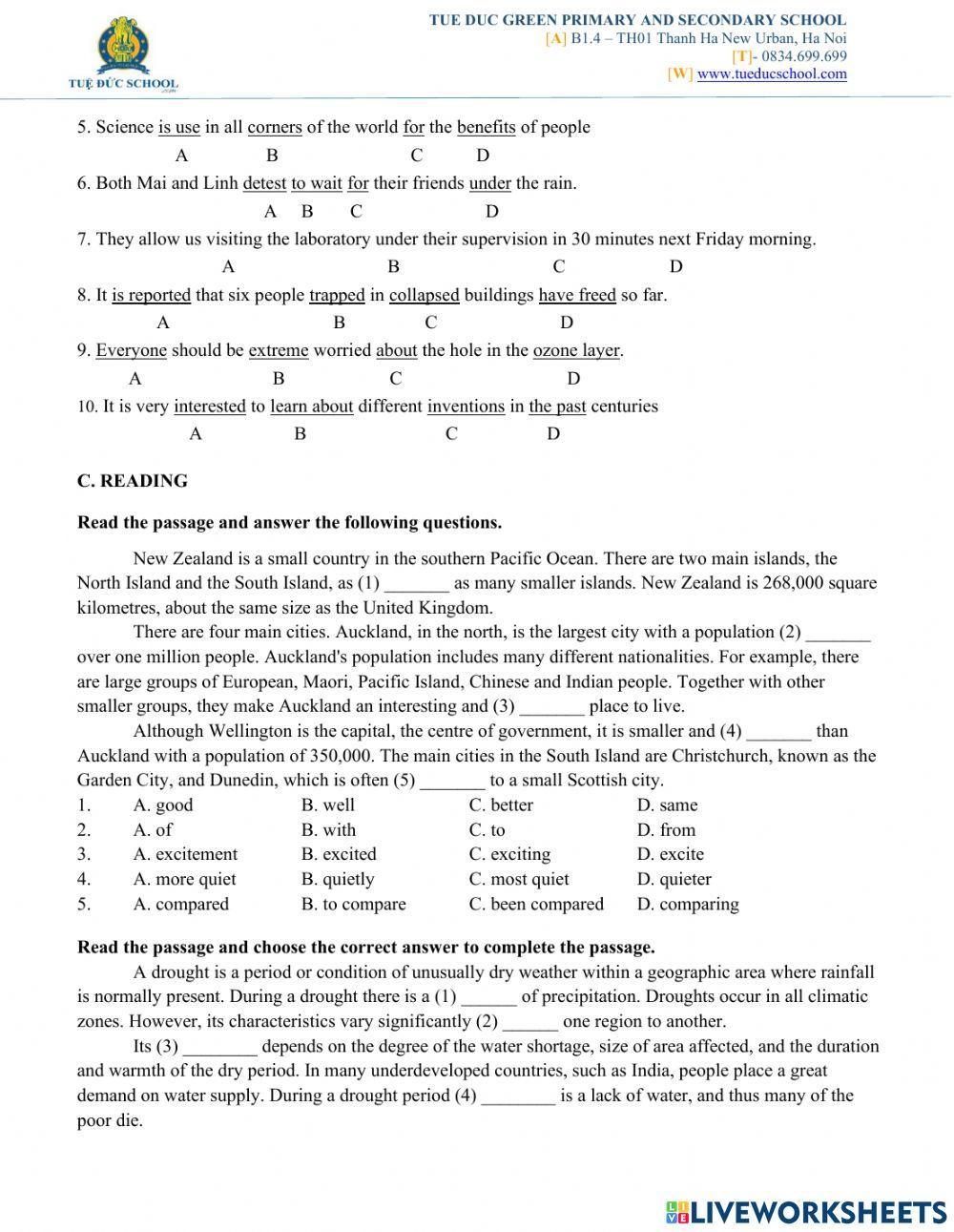 Revision- Mid term 2 Practice