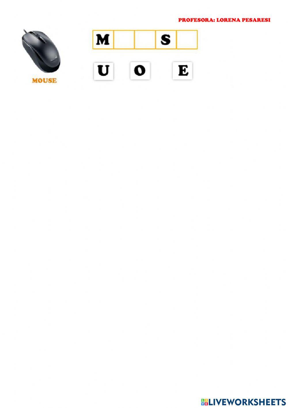 Completar con vocales