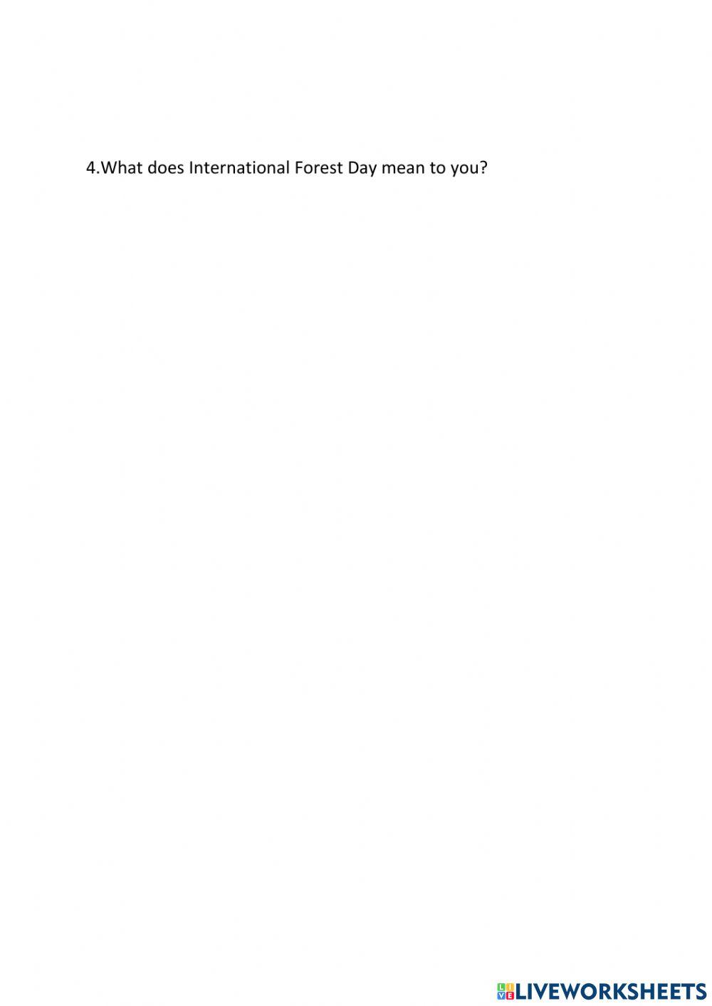 World Forestry Day