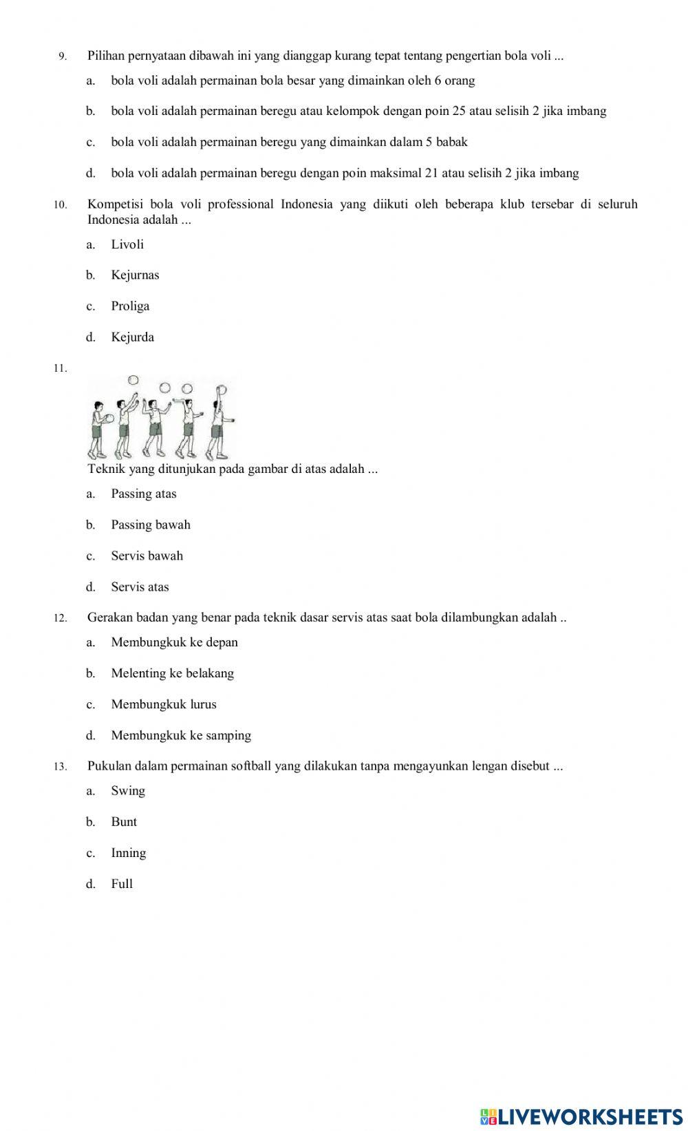 Penilaian harian smt.2 kls 8