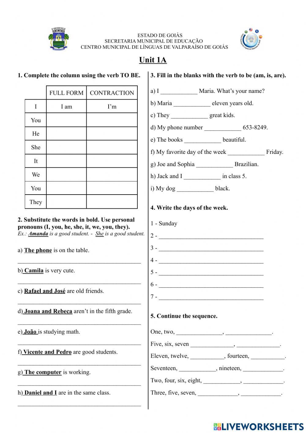 CMLV Book 1- File 1A