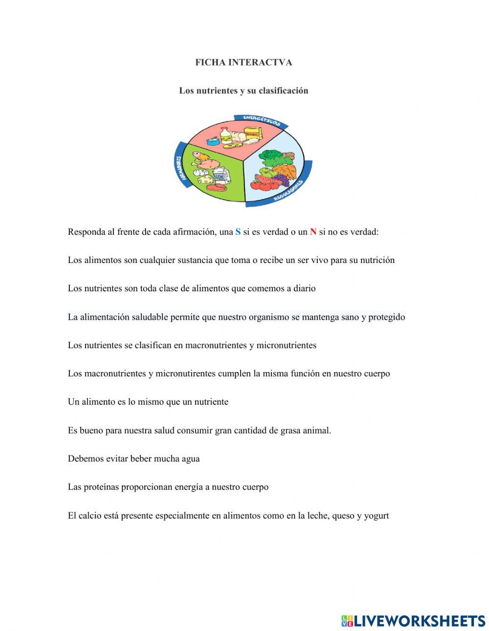 Alimentación saludable