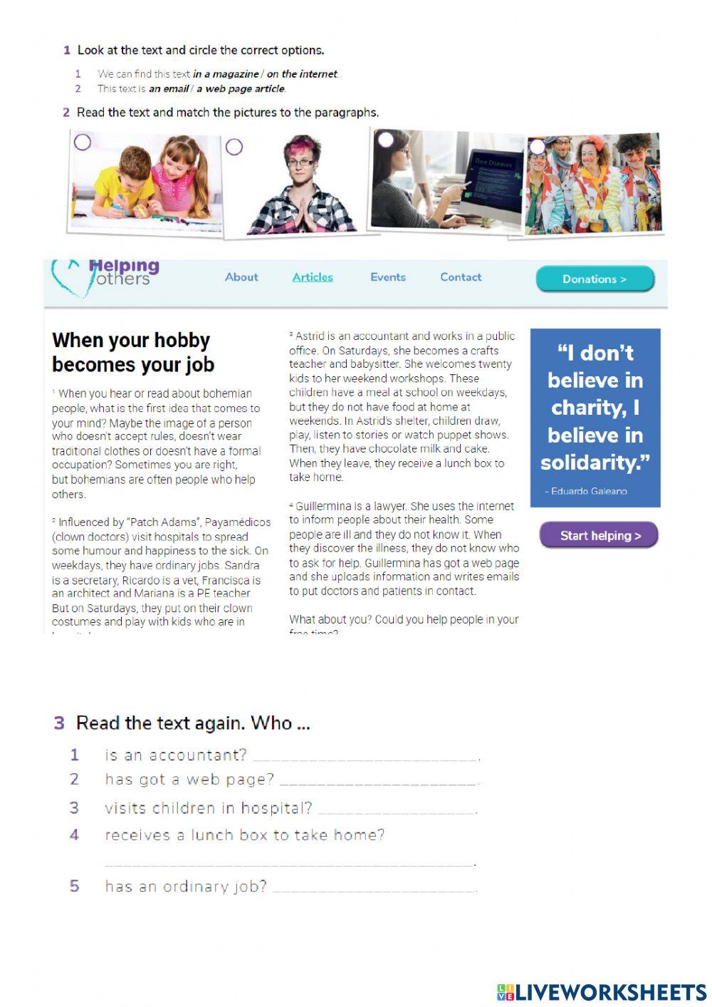 Present simple- taborin