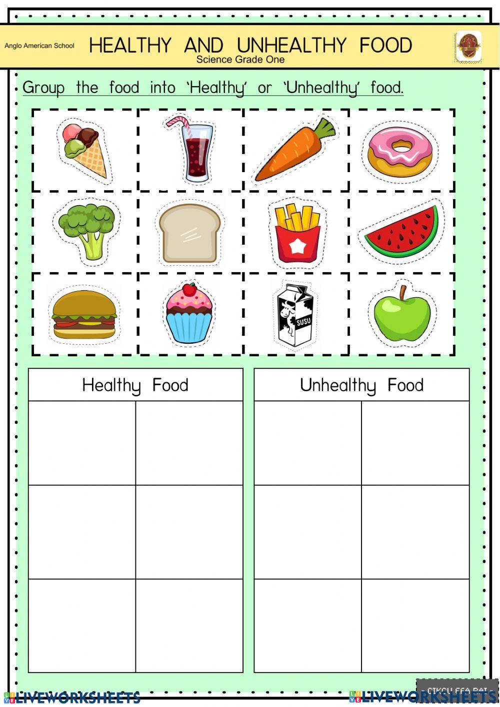 Healthy Food 1922401 MahaShalash Live Worksheets healthy-food-1922401-mahashalash-live-worksheets