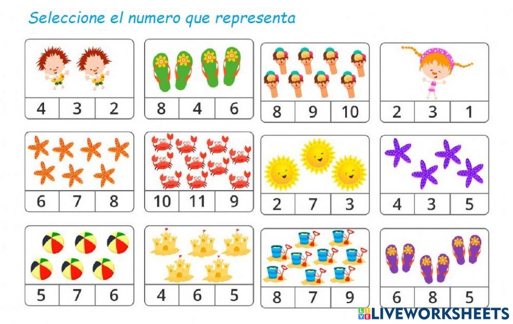 Numeros del 1 al 10