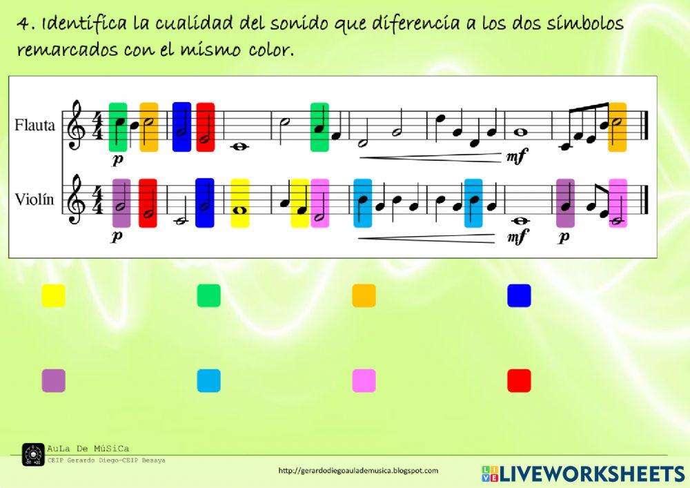 Las cualidades del sonido