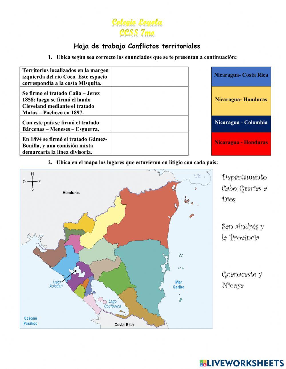 Conflictos territoriales