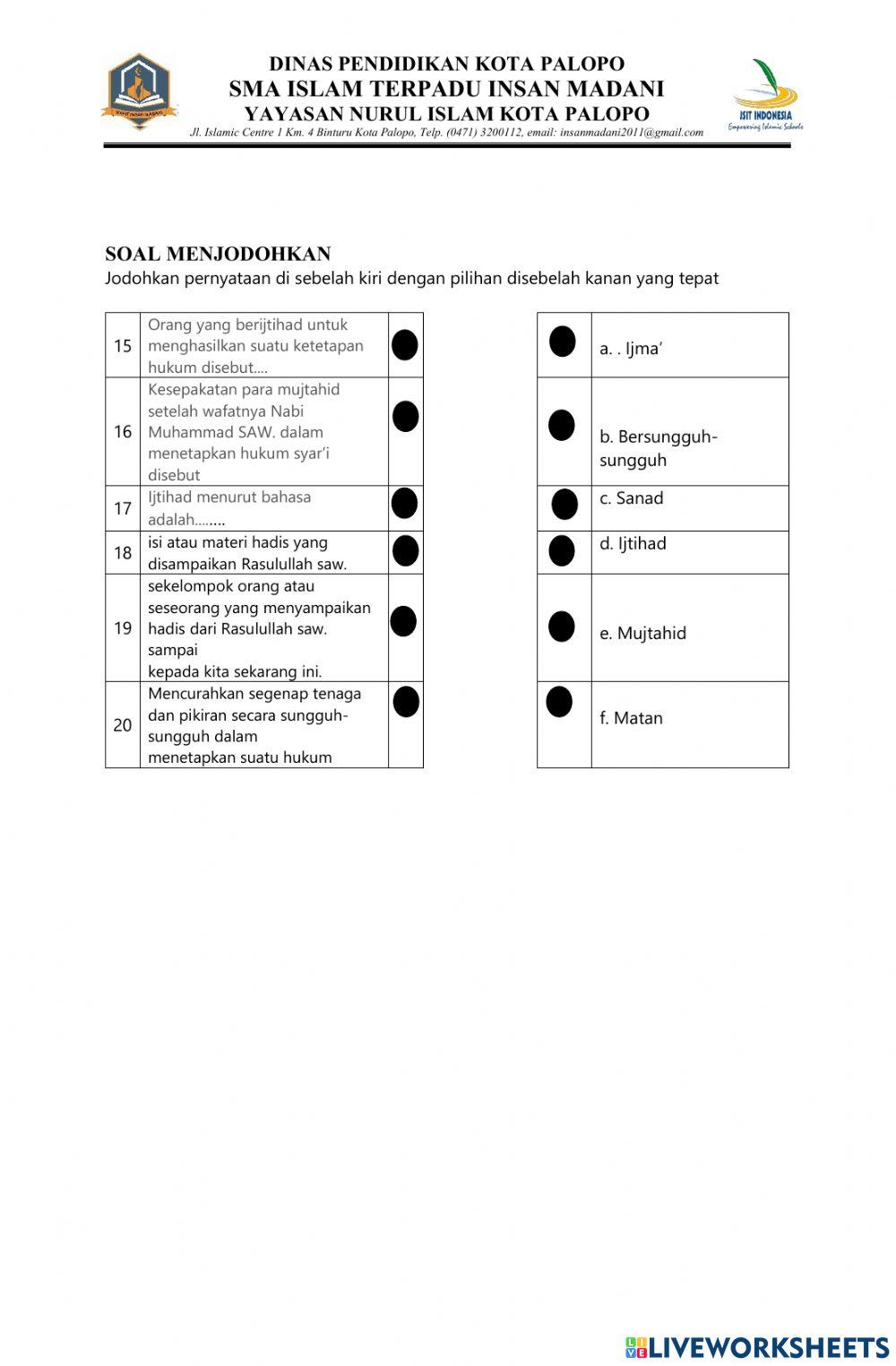 Pts pai-bp smait kelas x Pts pai-bp smait kelas x