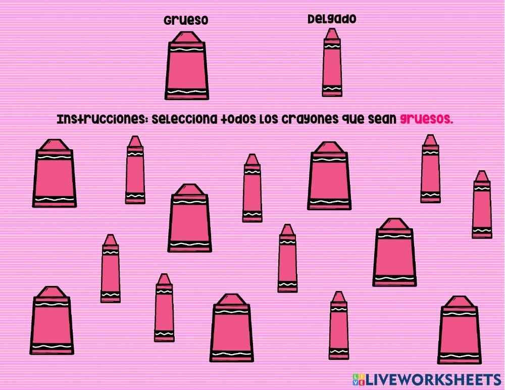 Concepto. Grueso-delgado