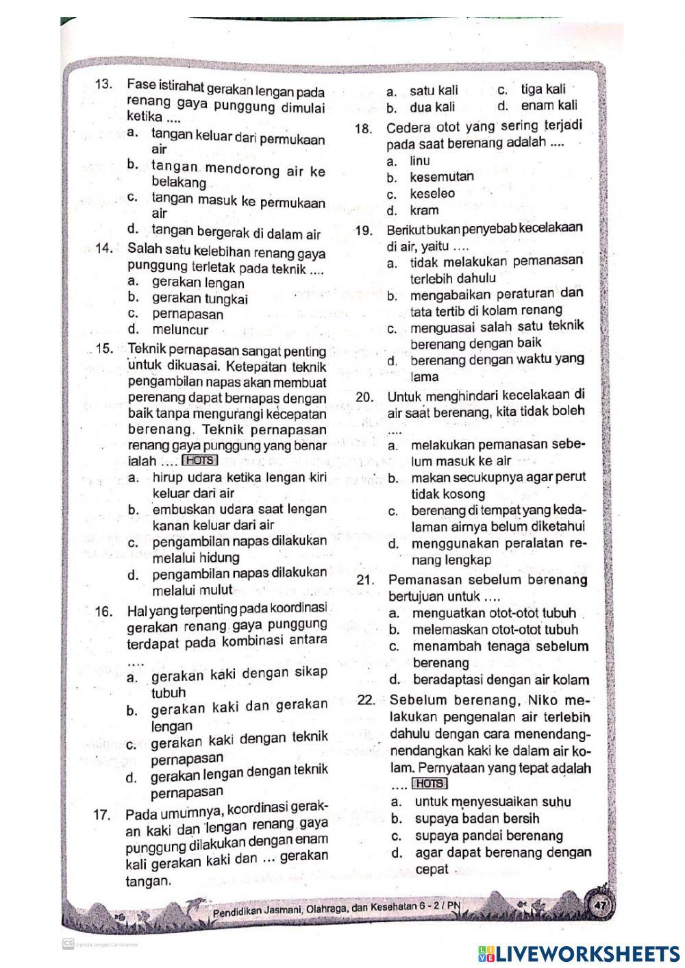 Renang gaya punggung