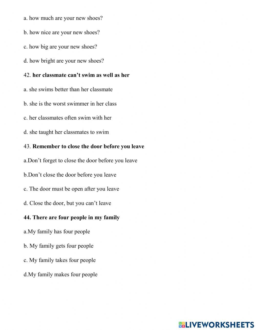 Đề thi thử số 4