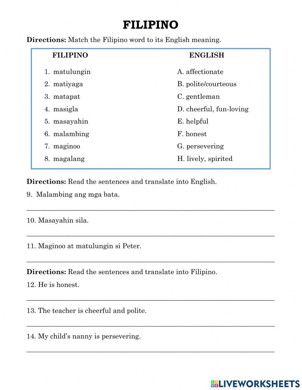 Filipino