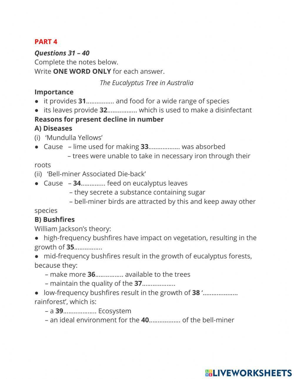CAM 15 TEST 1 Section 3&4