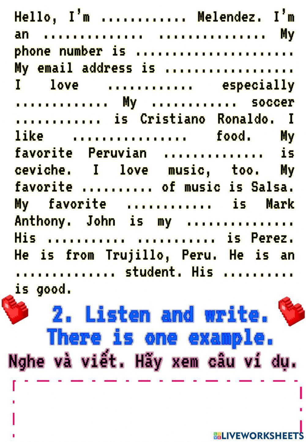 Vui9 personal information 2