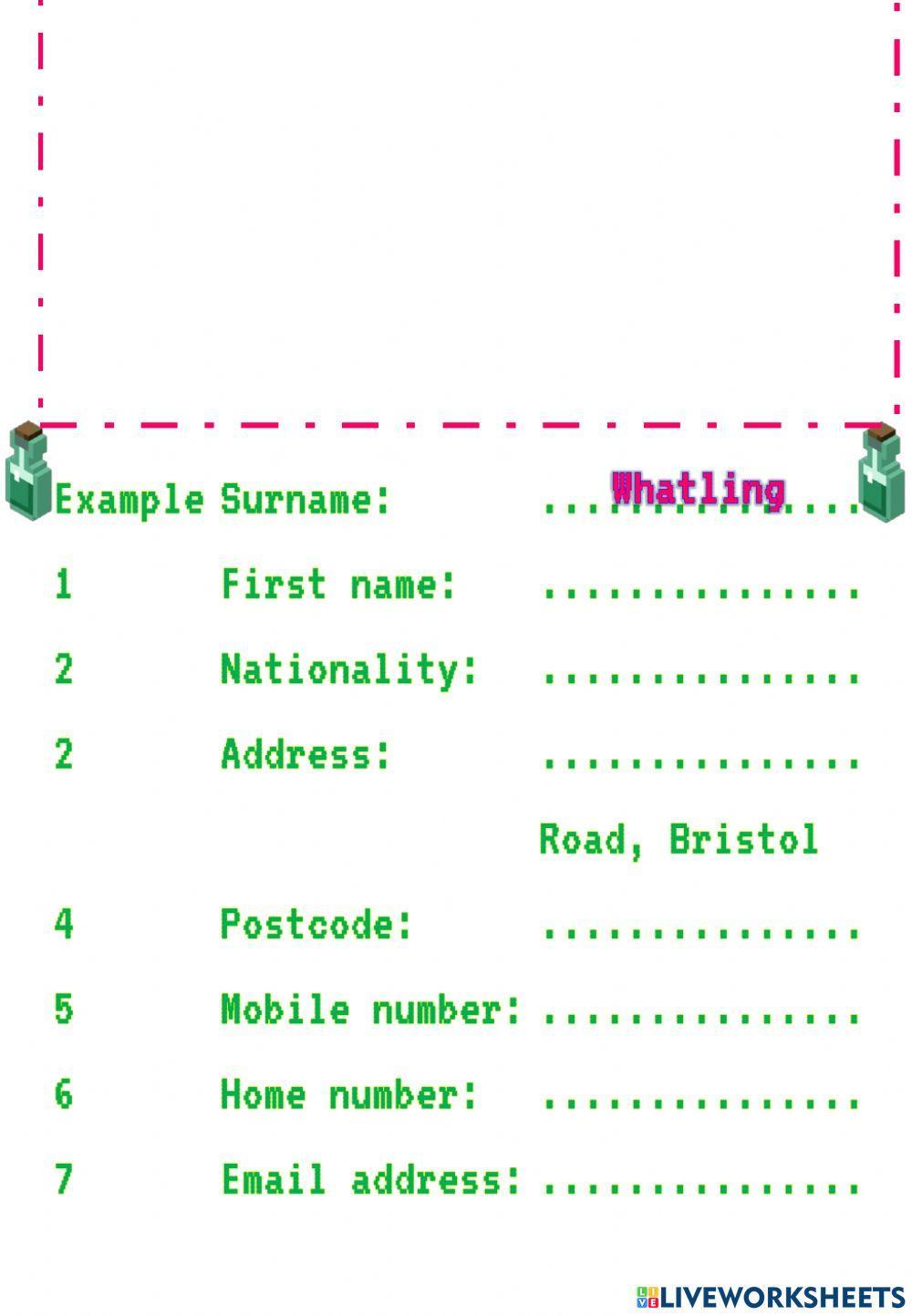 Vui9 personal information 2