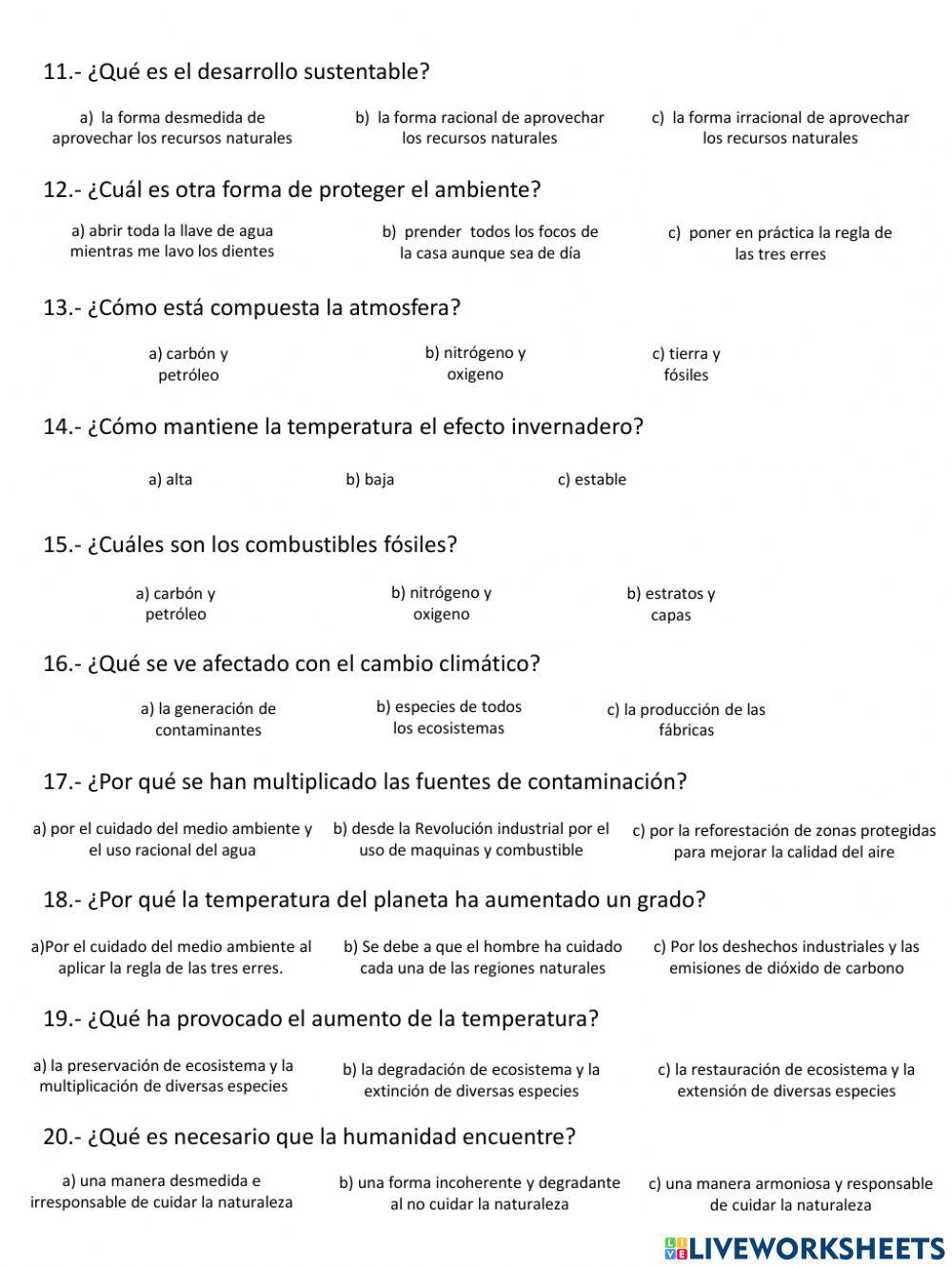 Repaso ciencias naturales