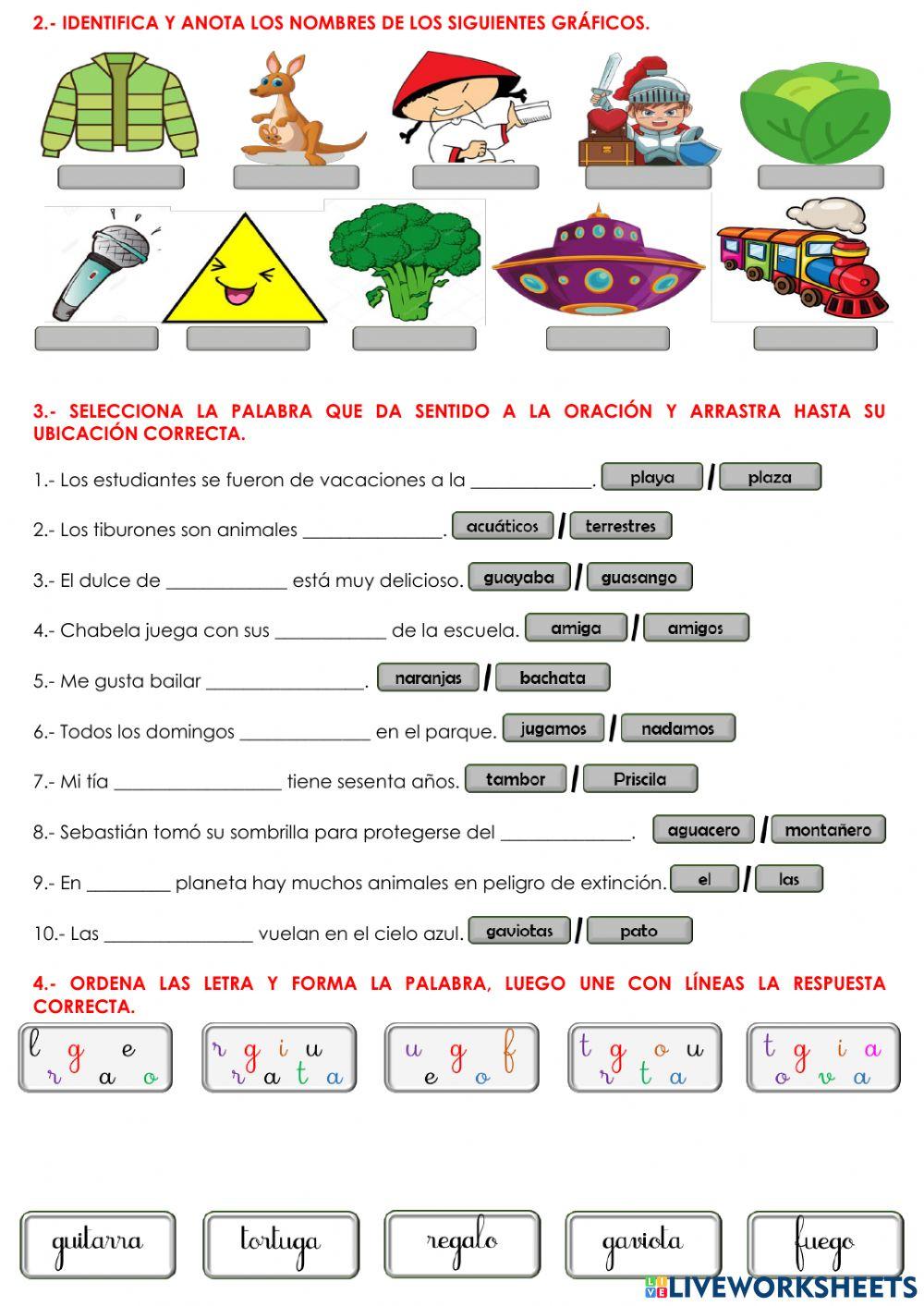 Examen del segundo quimestre