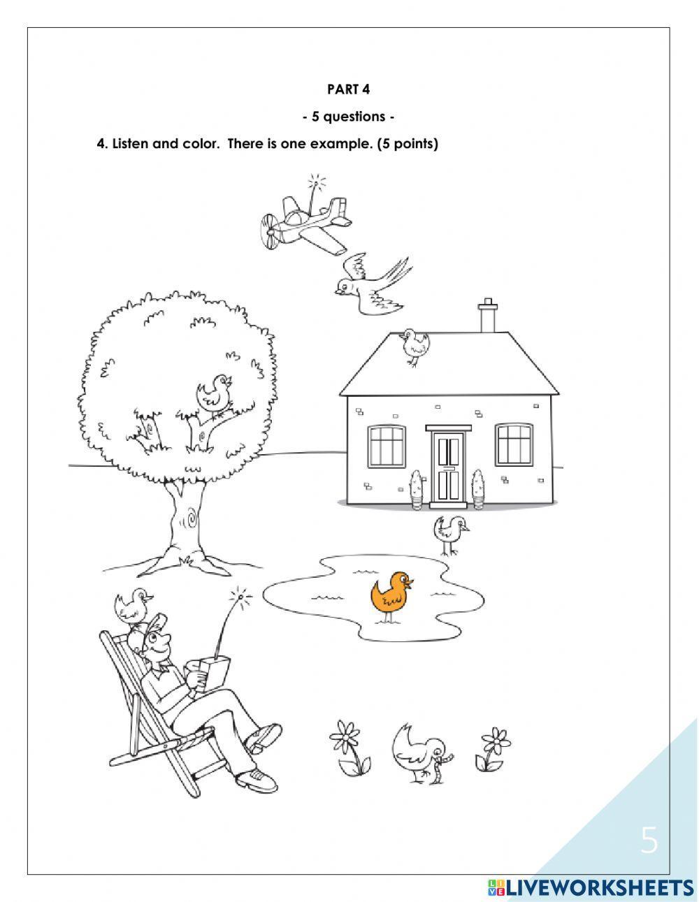 Reading and writing exam