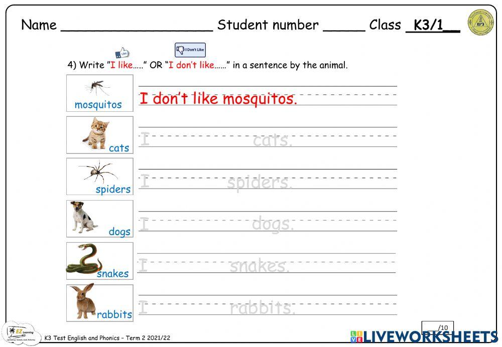 K3 MEP T2 End of term test - Updated March 8