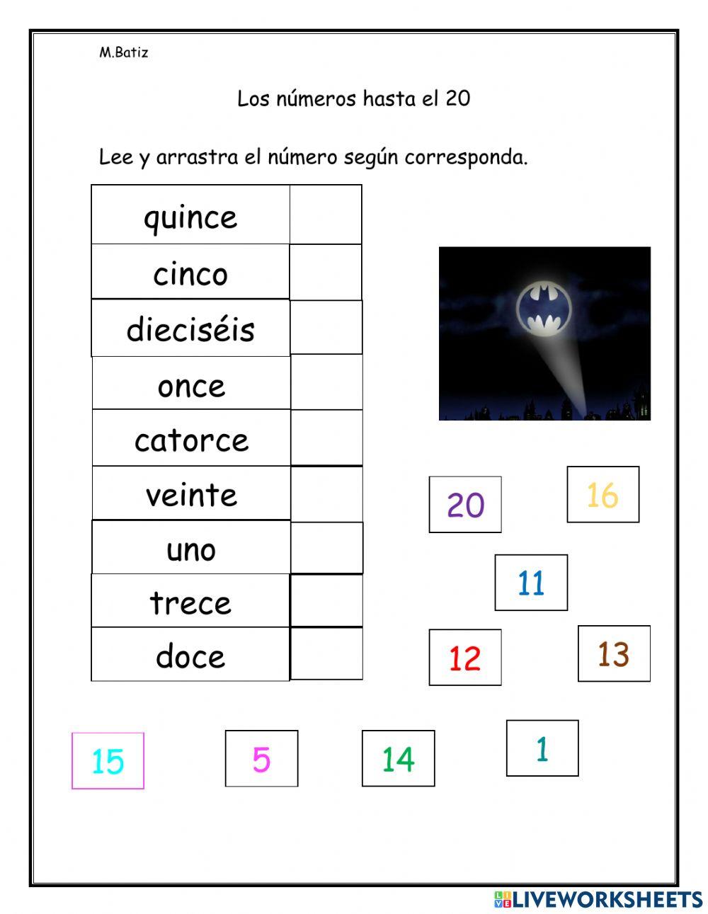 Lectura y escritura de números
