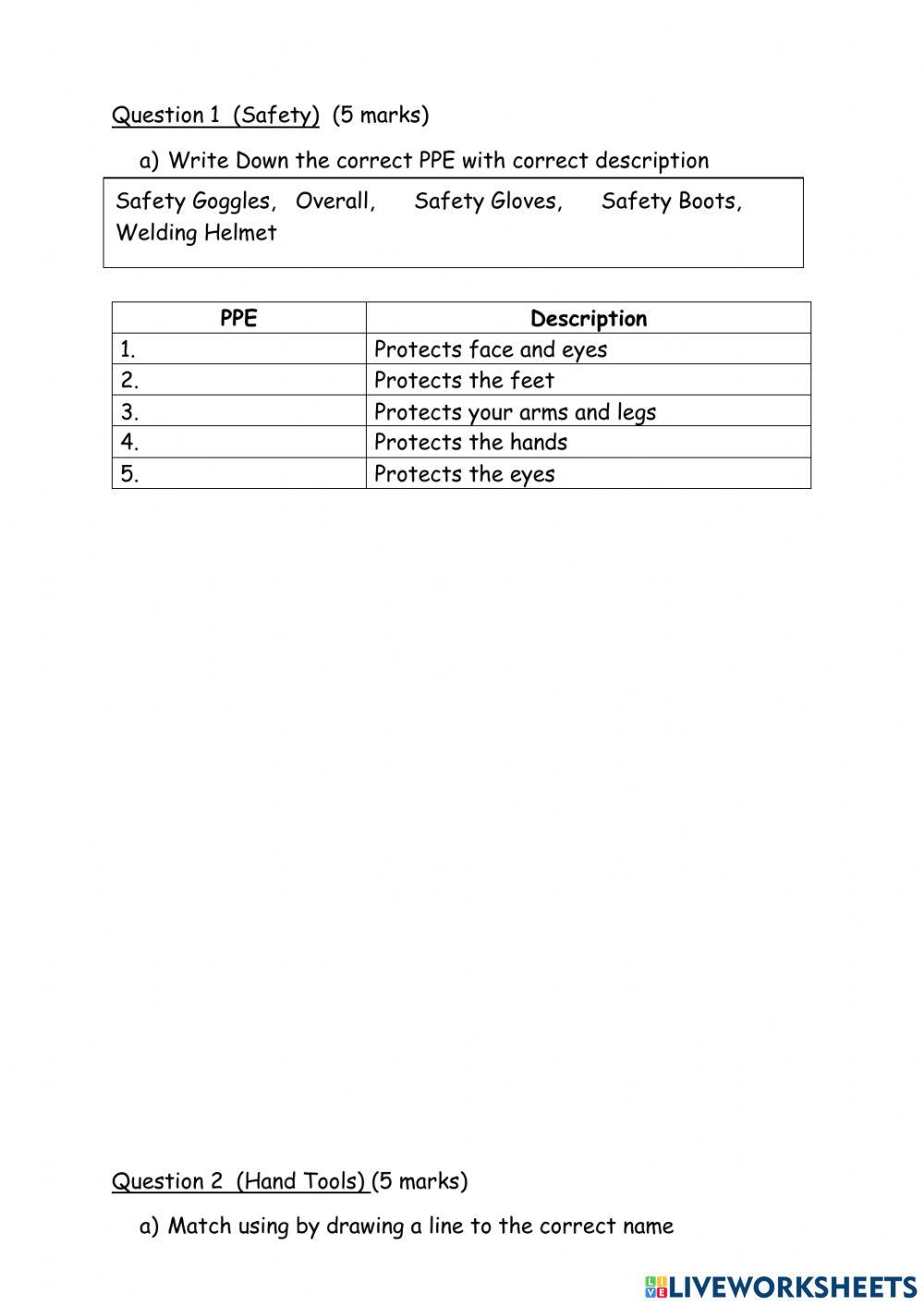 Welding Practice Test