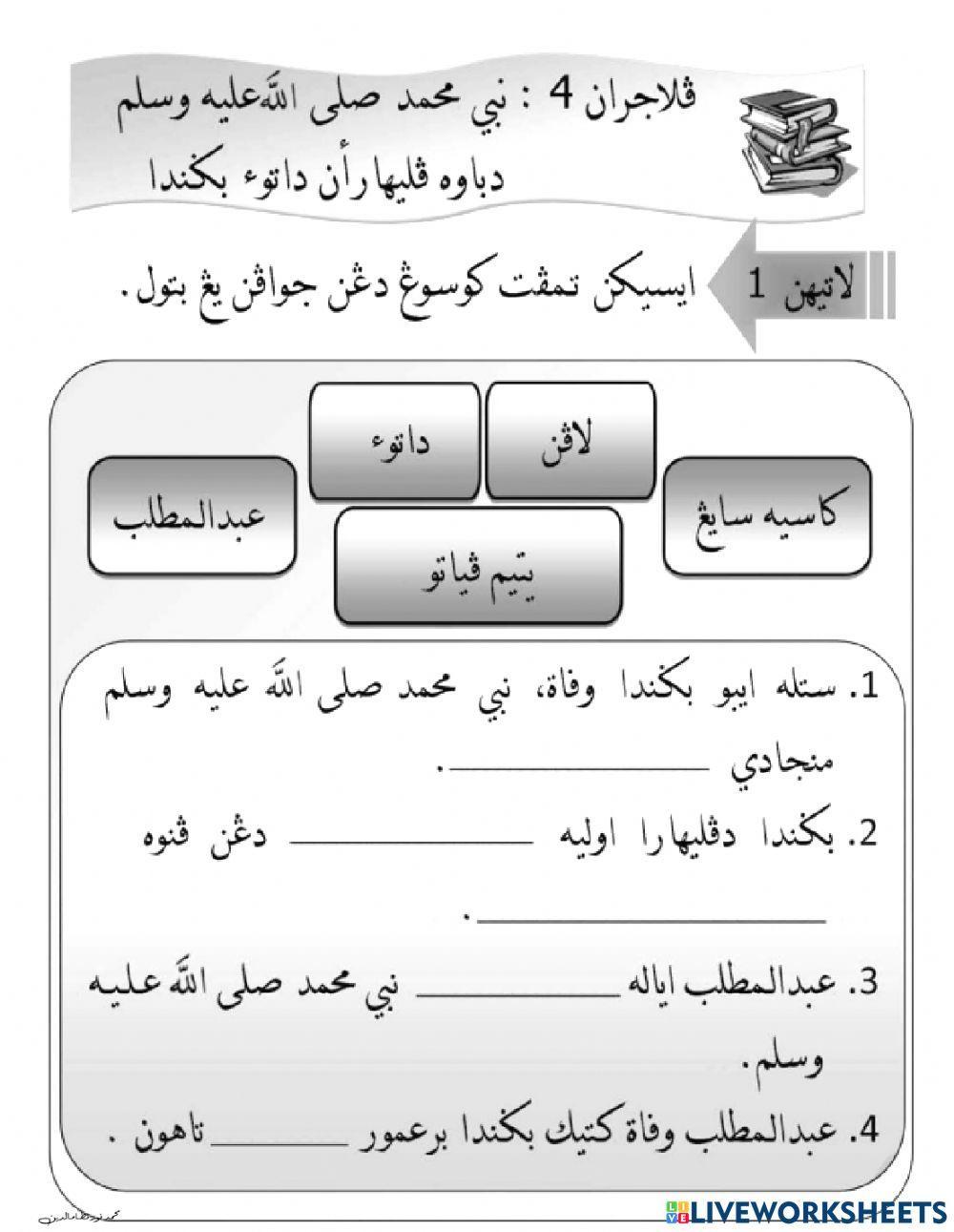Nabi Muhammad ﷺ Dipelihara Oleh Ibunya dan Datuknya
