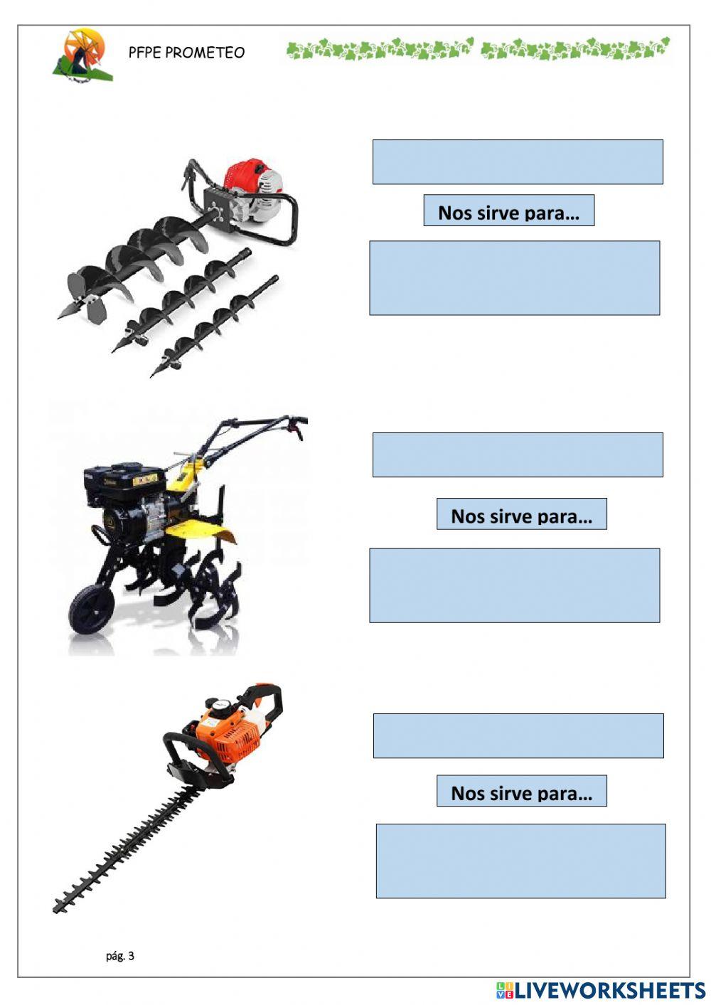 Maquinaria, para qué nos sirve