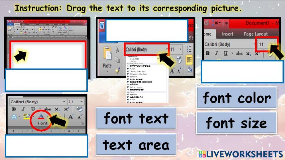 Parts of Microsoft Word
