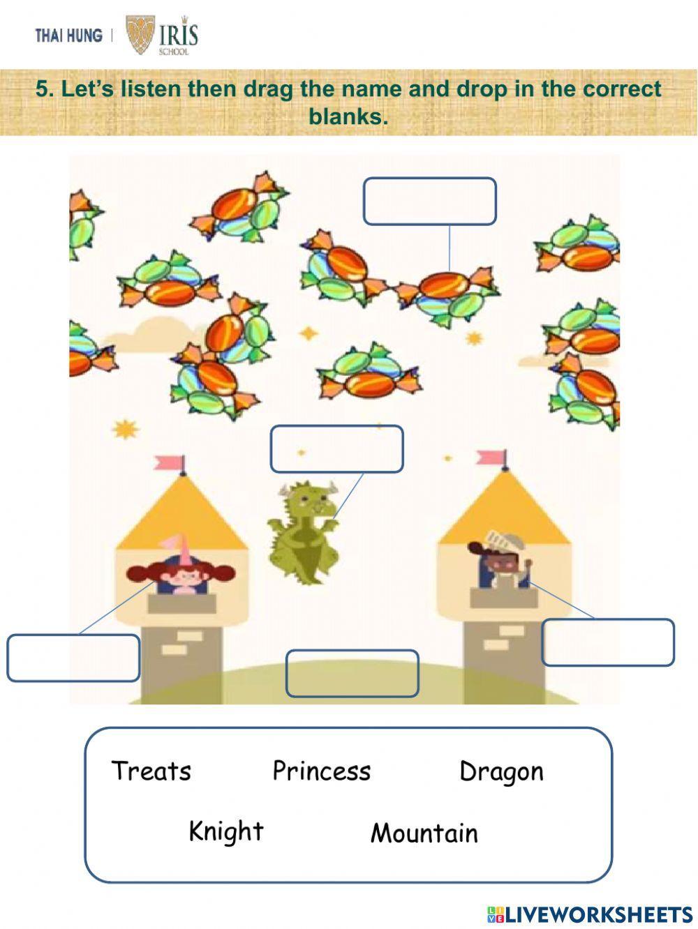 Sunny-Worksheet about Fairy Tales