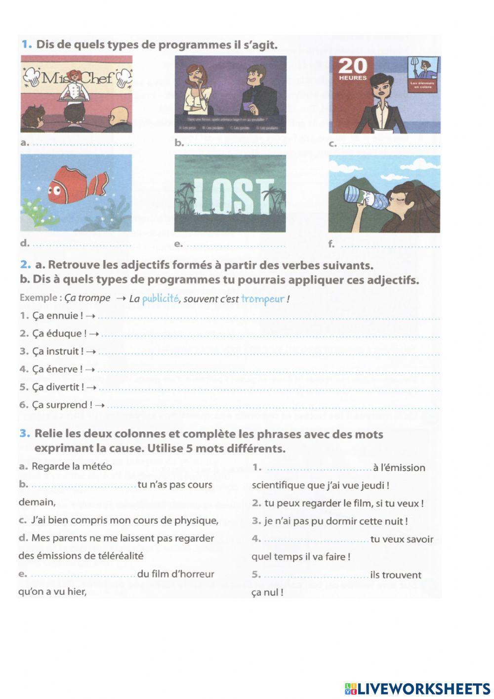Devoir, dossier 1 leçon 1 p2